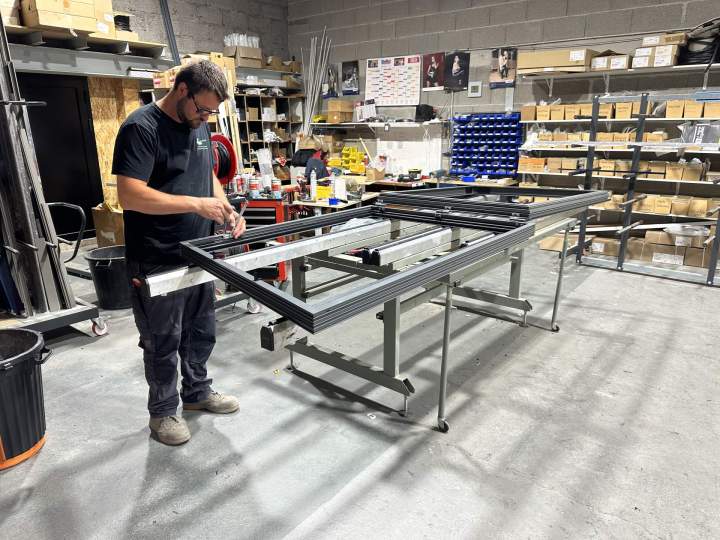 Fabrication de menuiserie aluminium